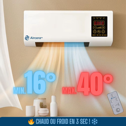 🔥Climatiseur 2-en-1 Intelligent – Climatisation Chaud/Froid avec Télécommande + Cadeaux GRATUITS ! Stock Limité